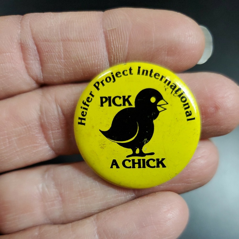 Heifer Project International Pins Chick, Duck, steer