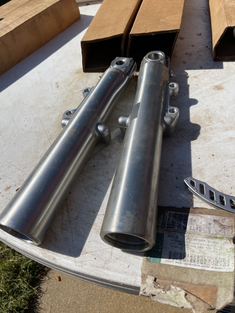Harley Davidson chrome fork slider, Tourin.
