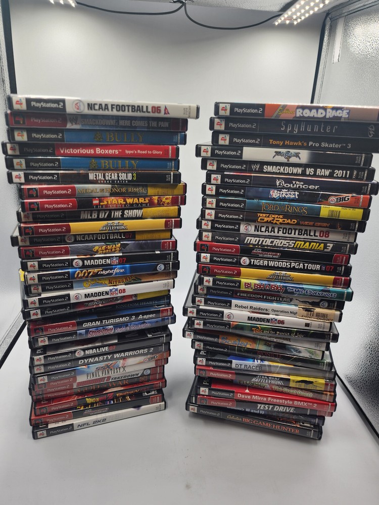PS2 Playstation 2 Cases ONLY. Updated 8/2.