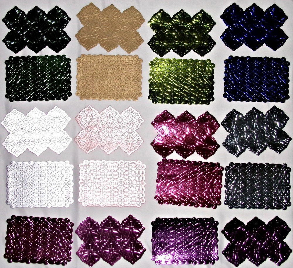 Birthday Layer Cut Emboss Folders Frames using Mirror Metallic Handmade Die Cuts