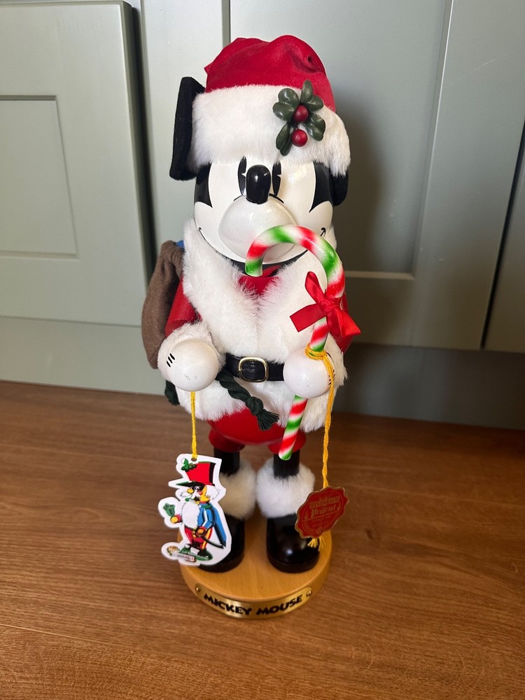 Steinbach Christmas Mickey Mouse  German Nutcracker 15" No Box