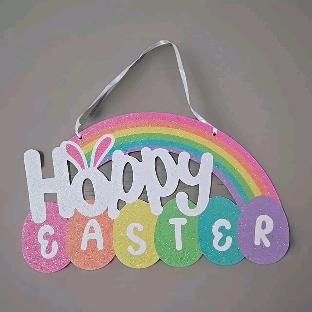 Easter Door/Wall Rainbow & Easter Eggs Hanging