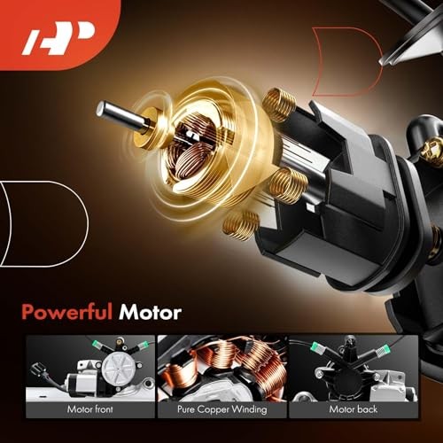 Front Driver and Passenger Power Window Regulator w/Motor Compatible with