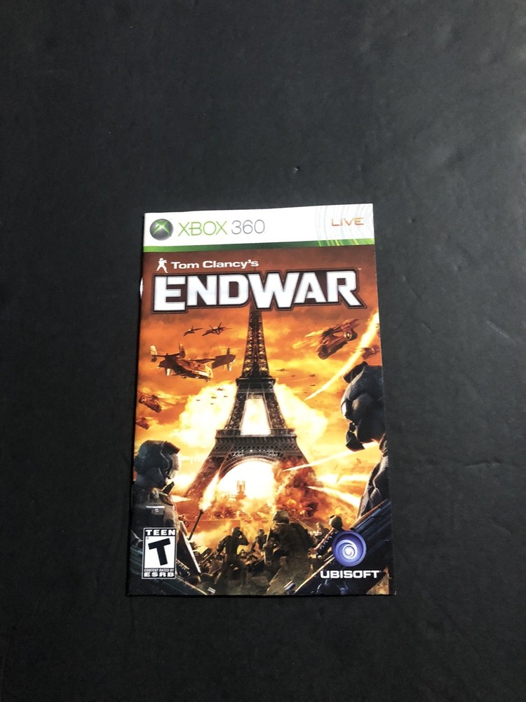 End war psp Endwar Manual Only