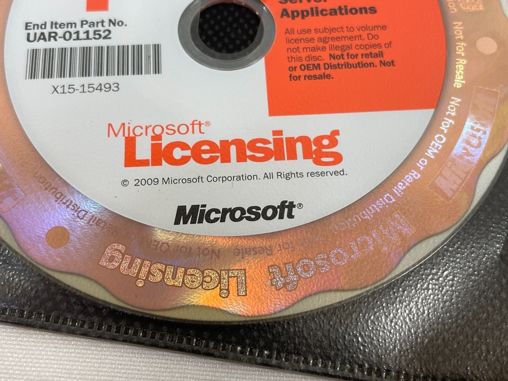 Microsoft System Center Ops Manager Server 2007 R2 Windows DVD PC Software