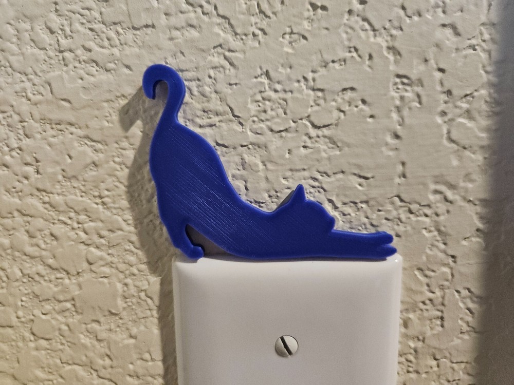 Cat Light Switch Wall Decor