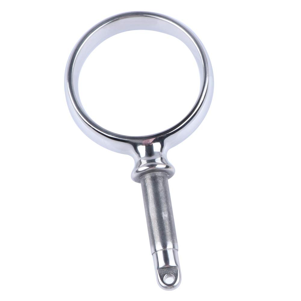 Hoffen Boat Stainless Steel Oarlock Socket Side Mount Rowlock Paddle silver