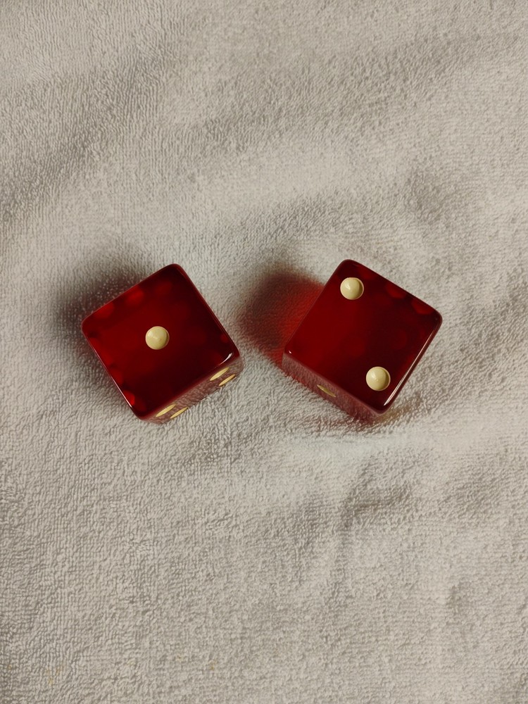 Set Of Bakelite 2"X2"  Dice