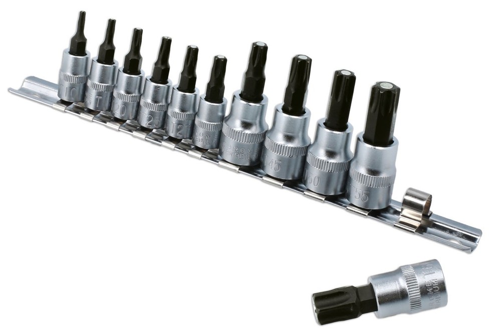 Laser Tools Magnetic Star Bit Set 11pc 8898