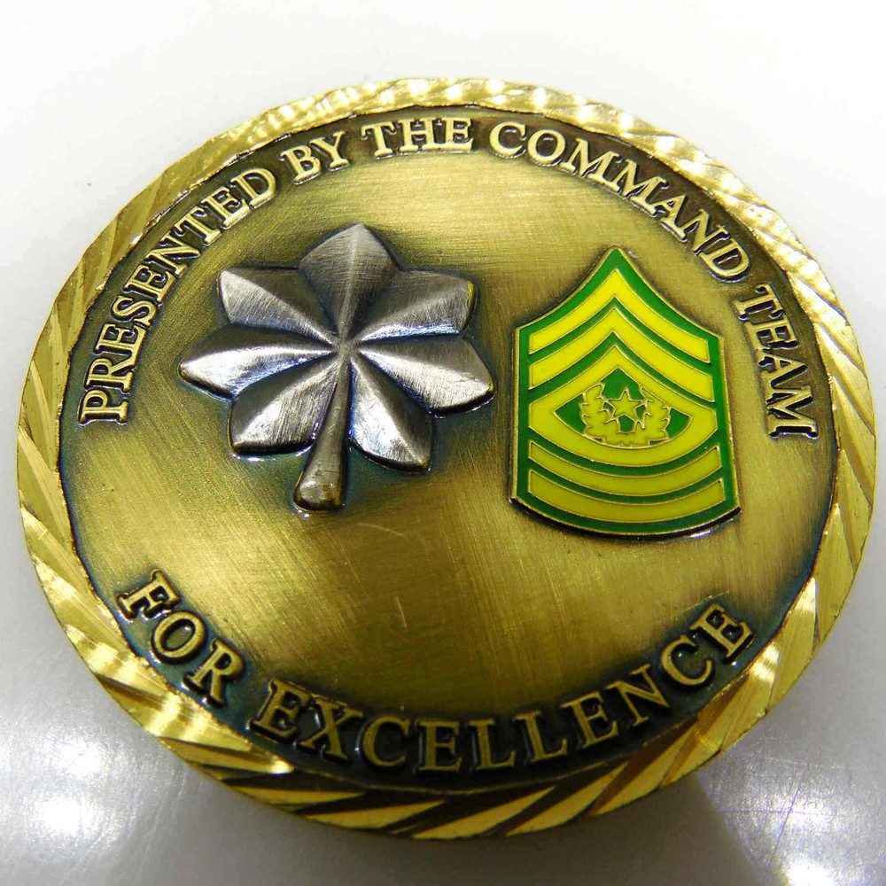 457TH TRANSPORTATION BATTALION COMMAND TEAM CHALLENGE COIN