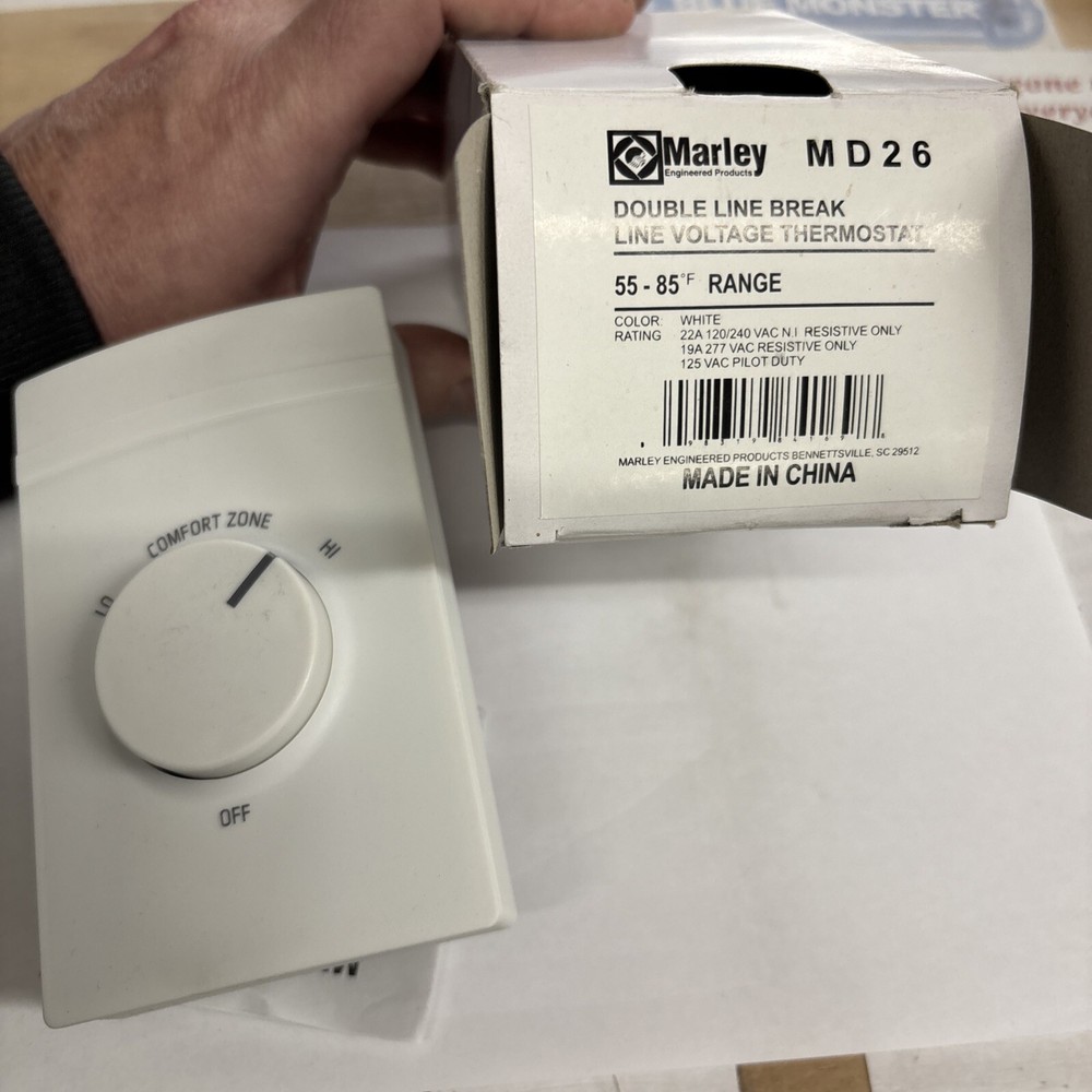Marley MD26 Double Line Break Line Voltage Thermostat