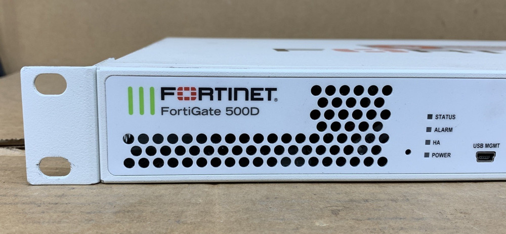 FORTINET FG-500D FortiGate 500D Includes 1x SFP Unit - TESTED WORKING
