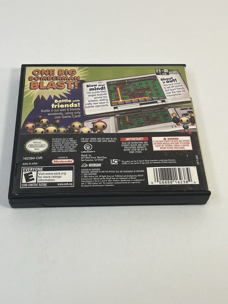 Bomberman (Nintendo DS) Original Case & Manual [ Only ]