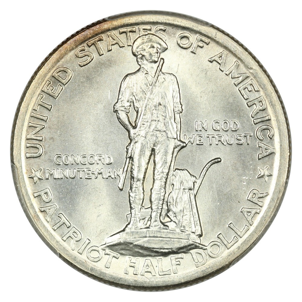 1925 50C Lexington PCGS MS65 - Classic Silver Commemorative