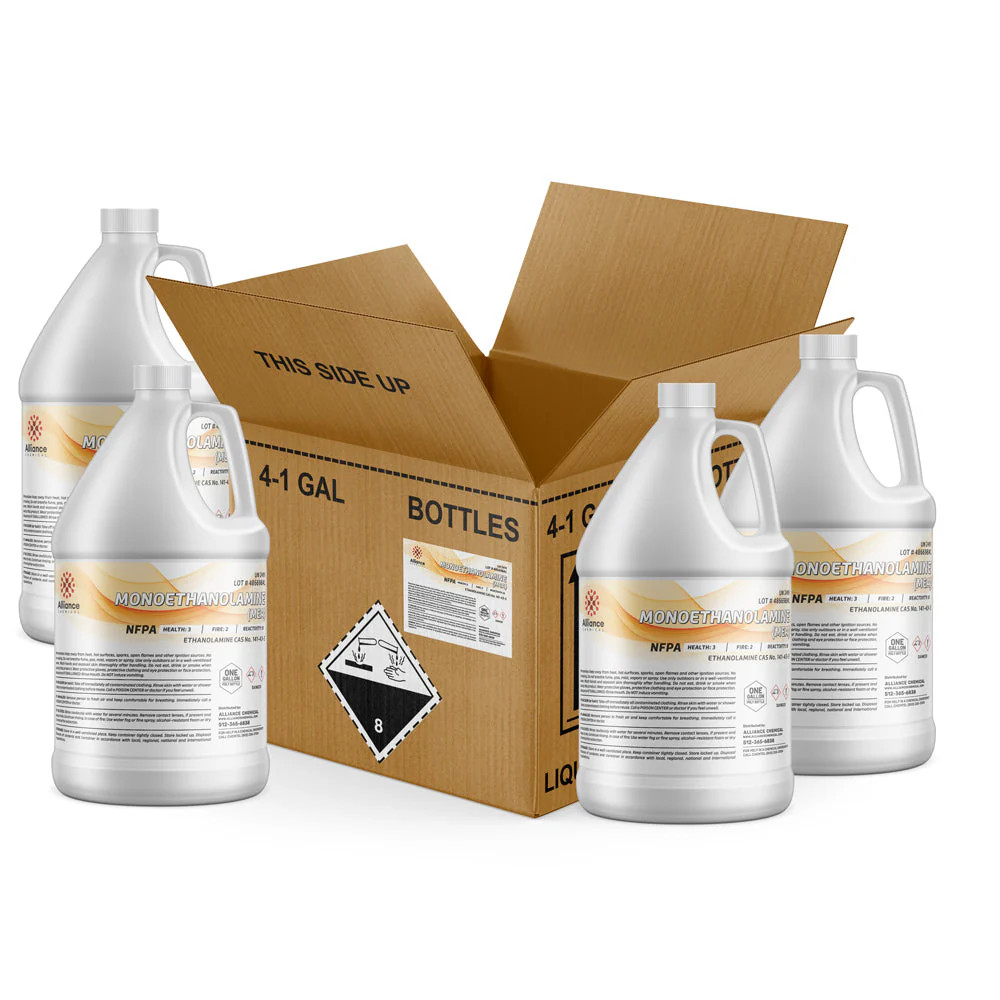 Monoethanolamine (MEA) - 4 Gallon Case