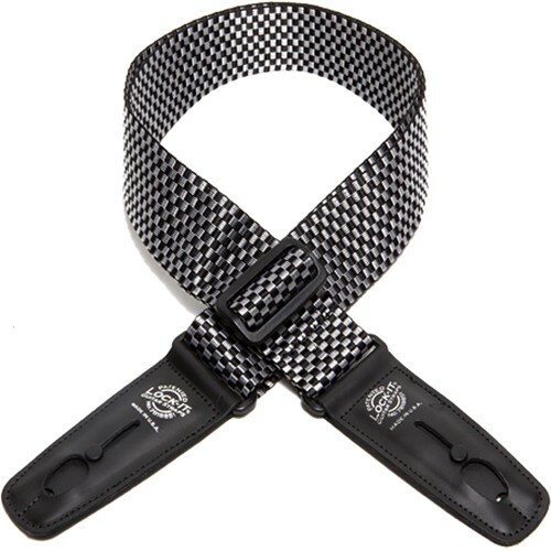 NEW - Lock-It Straps 2" Silver Checkerboard Poly Strap, Locking Ends