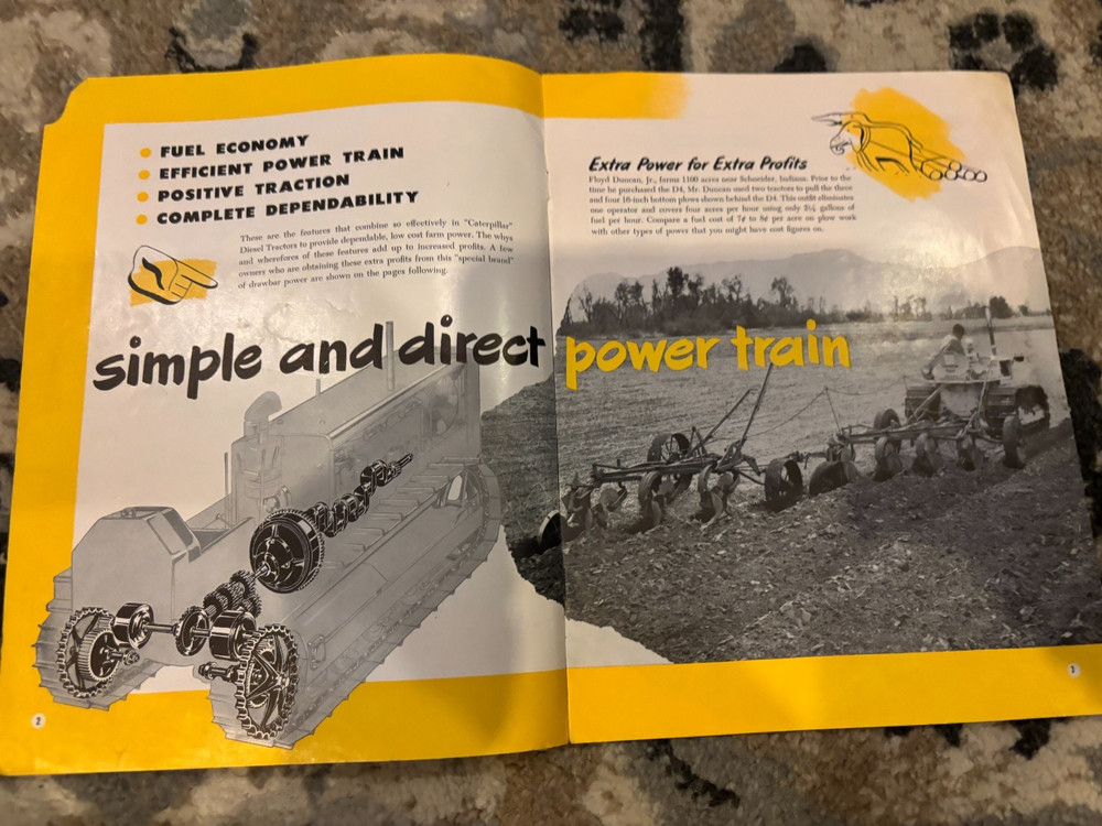 Caterpillar CAT Drawbar Pull For Profits Brochure AMIL26