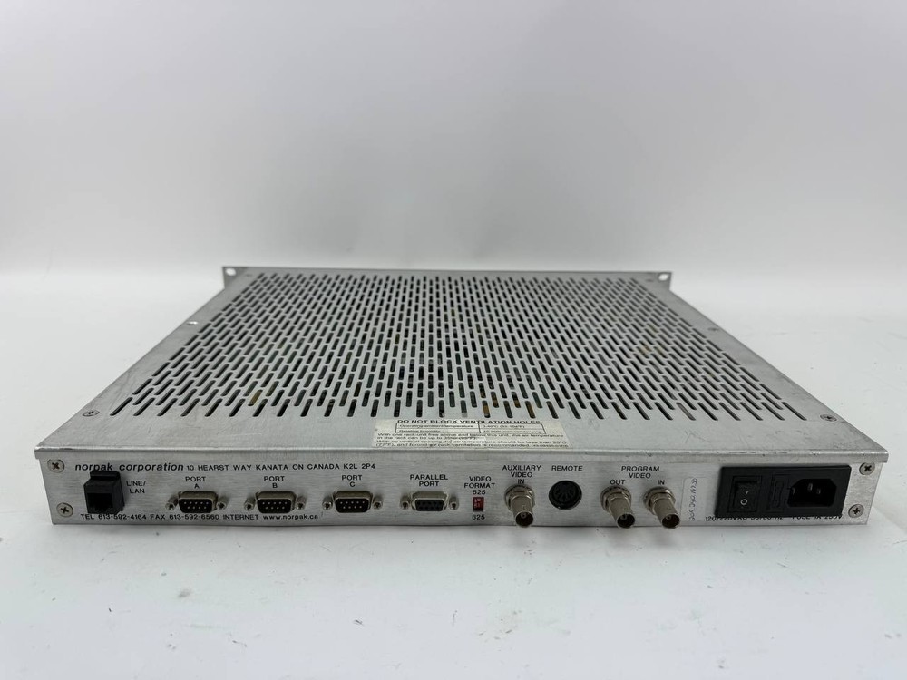 Norpak Corporation TE-UNI-370 TES3 Encoder