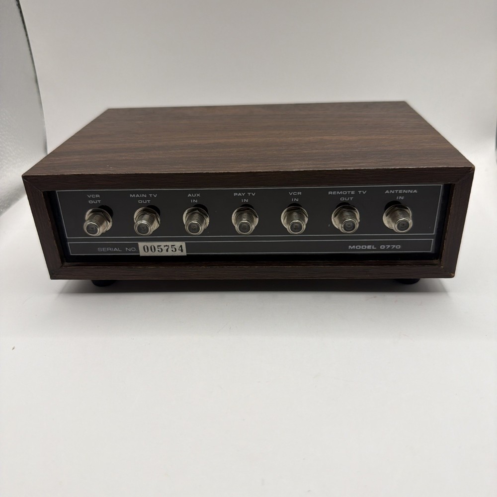 Vintage Channel Master Video Control Center - MODEL 0770