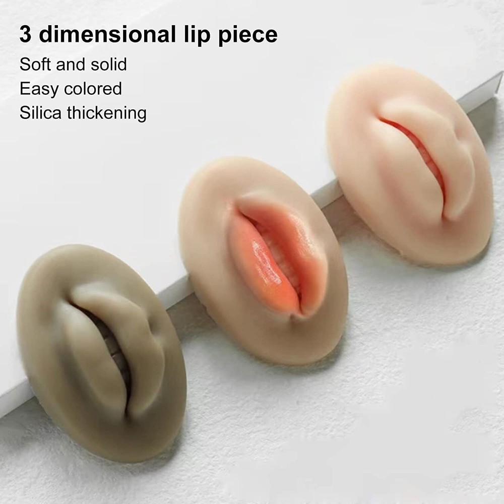 Fake Lips for Cosmetic, Makeup Practice, Training For Microblading ADP