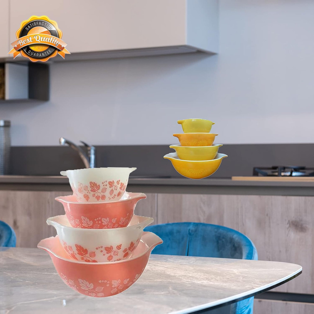 Display Stands for Mixing Bowls Stacking Rings Organizer 4 Pack