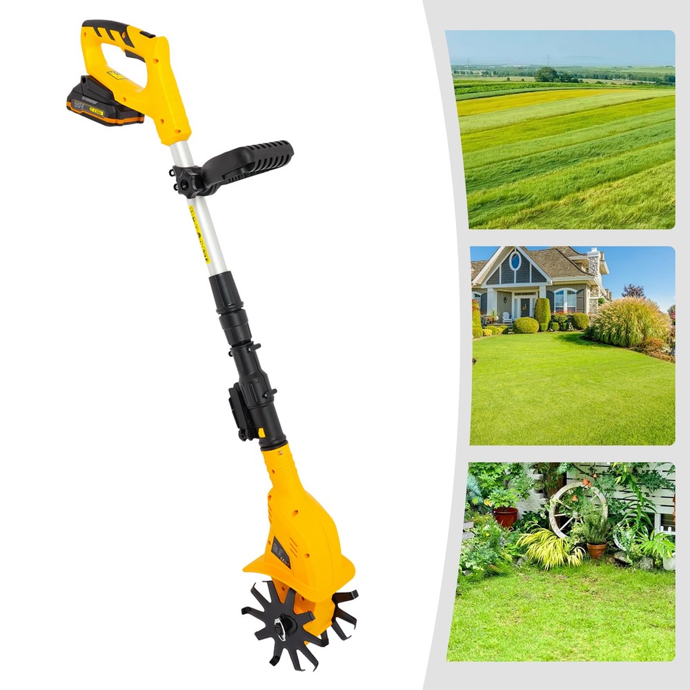 Battery Powered Tilling Machine, Handheld Electric Tilling machine, Cordless