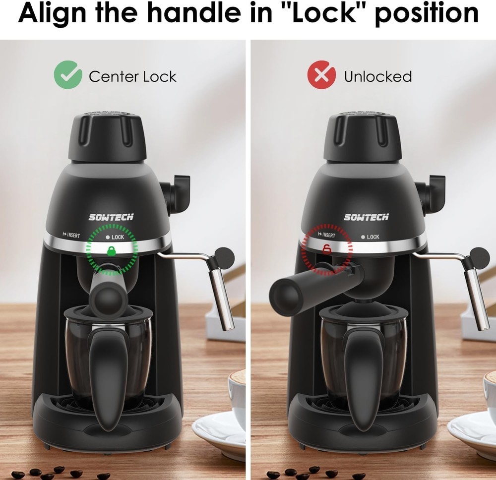 Sowtech Espresso Coffee Maker Machine CM5409-UL