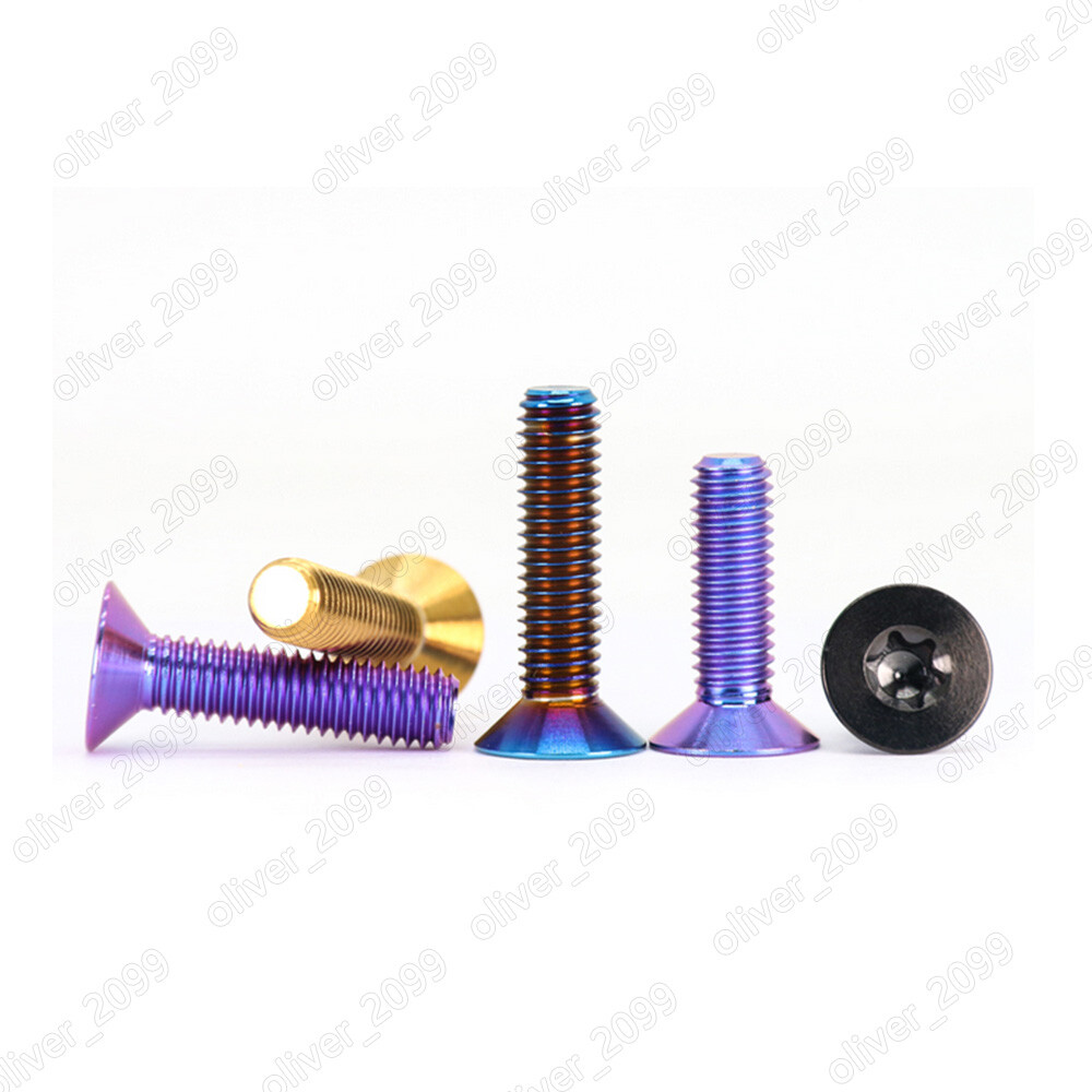 Titanium GR5 Torx Socket Countersunk Head Screws M4 M5 M6