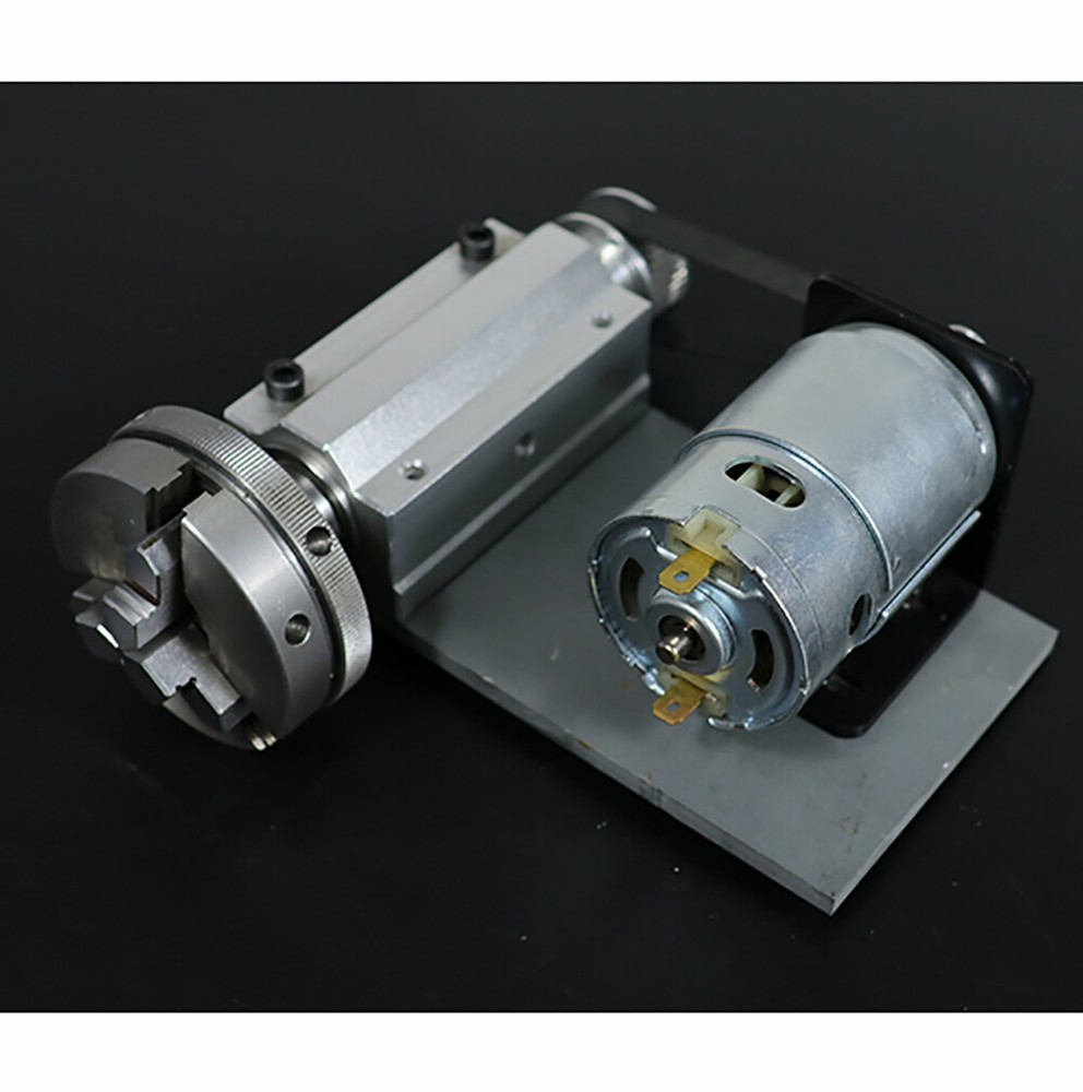 No power Multi-function 895 Motor Rotary Lathe Spindle DIY Slider Assemb + Chuck
