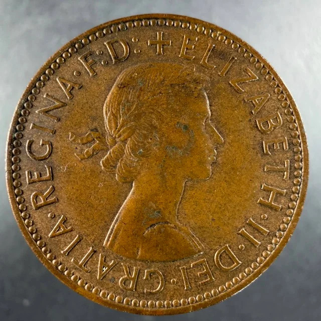 1964 Great Britain Half Penny Choice Example