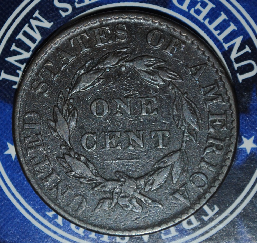1824 CORONET LARGE CENT {{{{C617