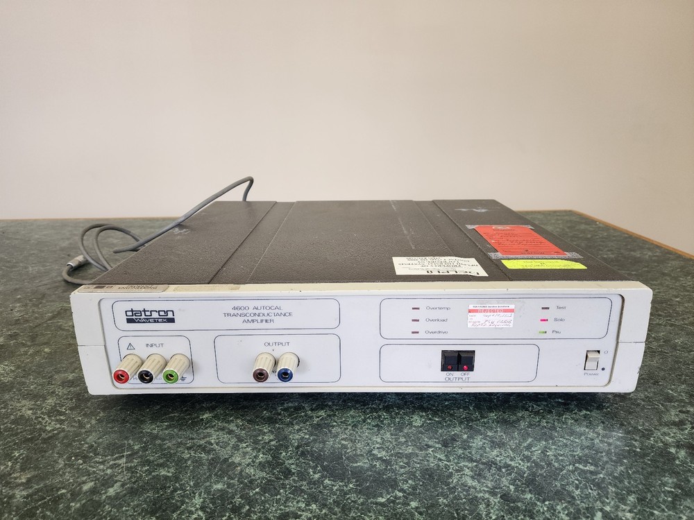 Datron Wavetek 4600 Autocal Transconductance Amplifier - PSU Error