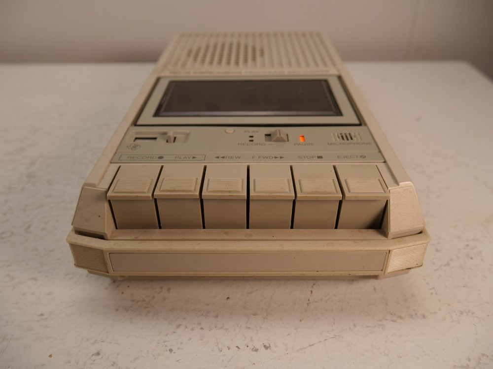 Texas Instruments Program Recorder Model PHP2700 1982 Portable Cassette - READ