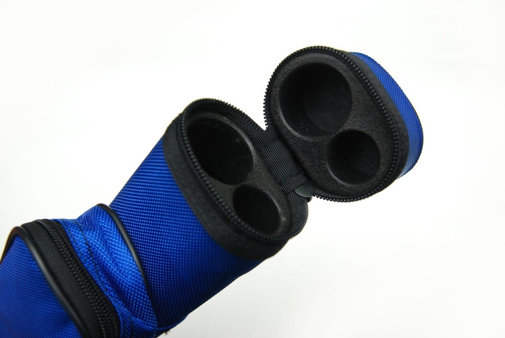 Delta MACARON 1x1 Hard Pool Cue Case Blue.