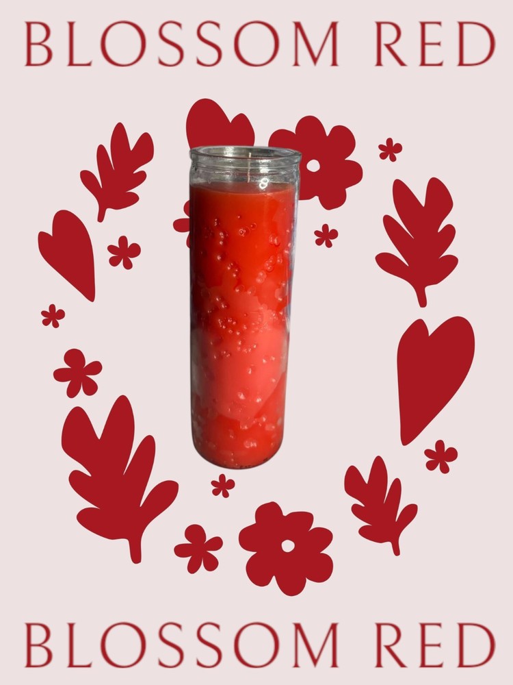 7 Day Plain Candle Red