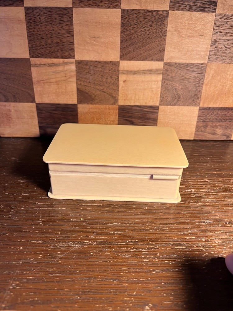 Vintage Celluloid Vanity Box, missing hinge