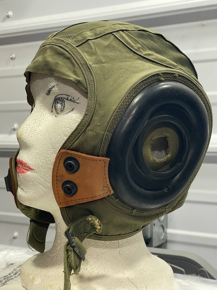 US NAVY H-4 JET PILOT HELMET LINER Size 6 7/8