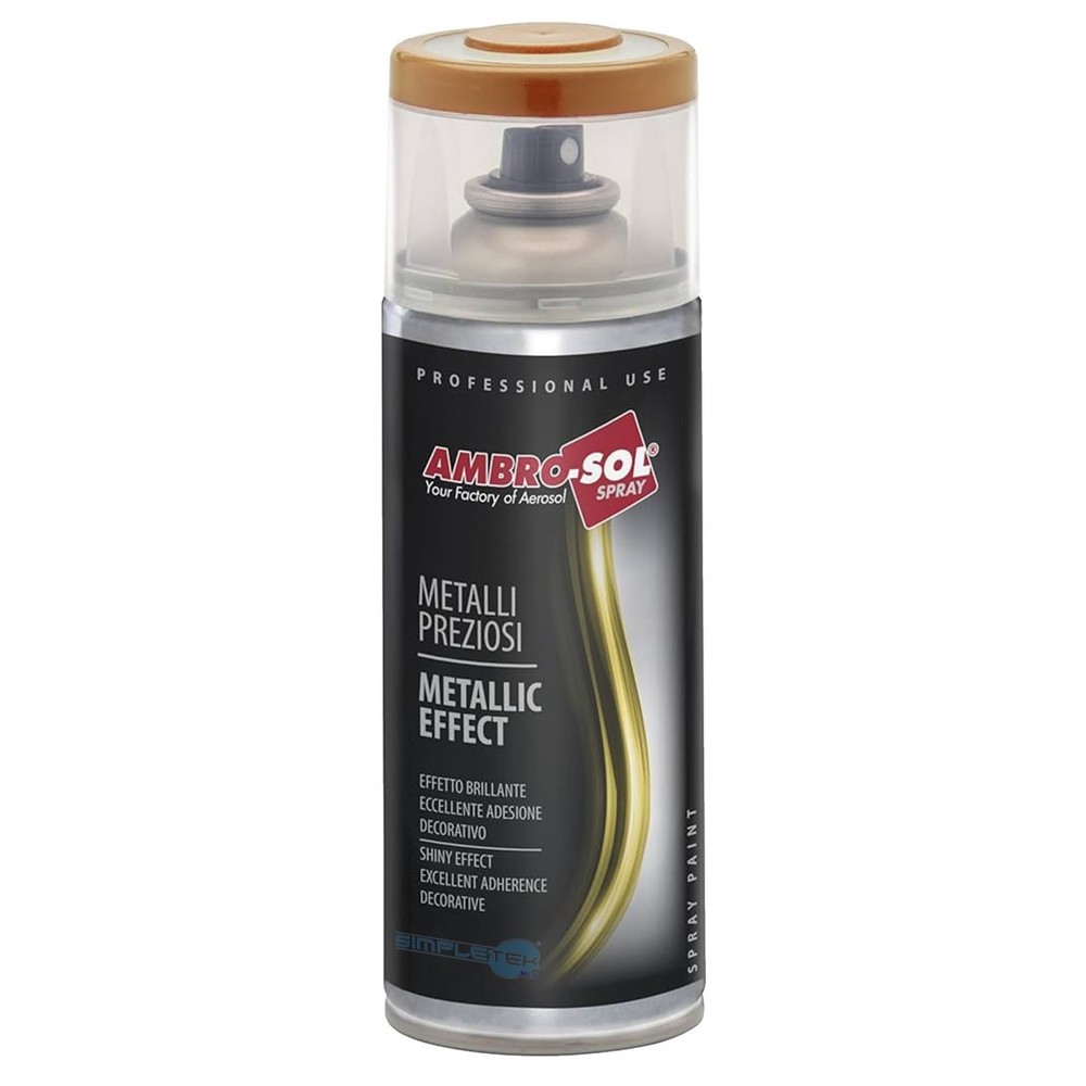 Precious Metals Effect Paint Spray Can Metallic Copper Iron_