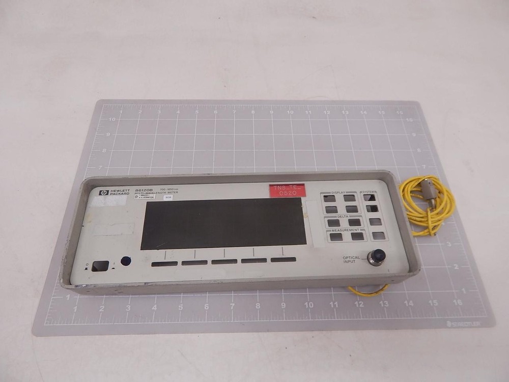 HP HEWLETT PACKARD 86120B MULTI WAVELENGTH METER FRONT PANEL T93965