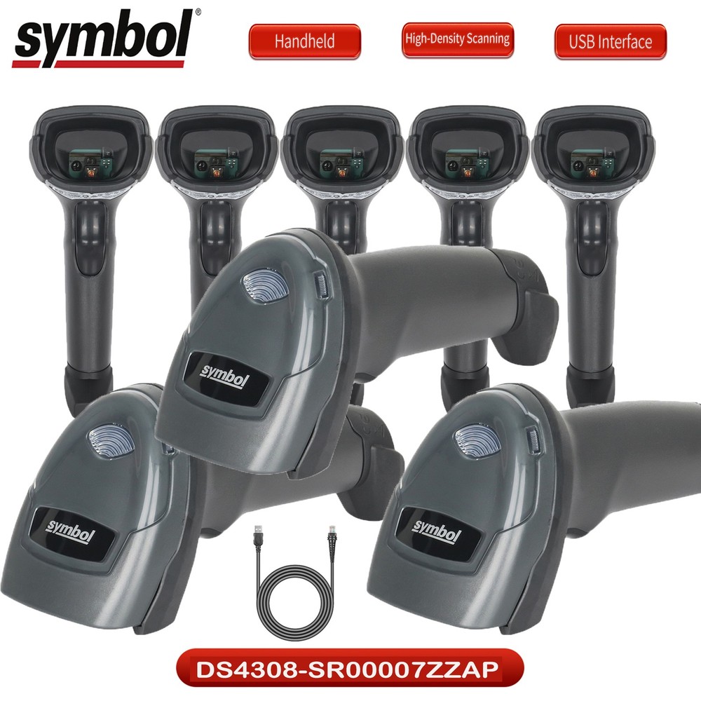 Zebra Motorola DS4308-SR 1D /2D PDF Handheld Barcode Scanner USB POS Reader Kit
