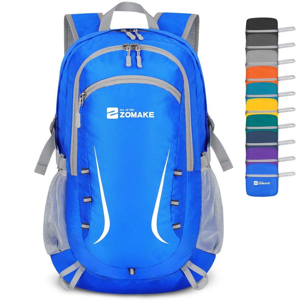 ZOMAKE Lightweight Packable Backpack 35L, Foldable Backpacks 40 L, Dark Blue