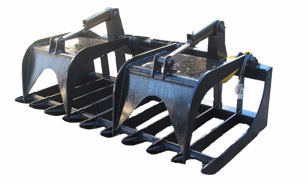 NEW EXTREME 84" ROOT GRAPPLE SKIDSTEER ATTACHMENT QUICK ATTACH FREE SHIP!