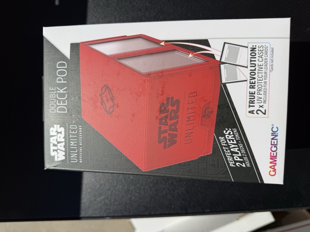 Gamegenic Star Wars Unlimited Double Deck Pod Green New