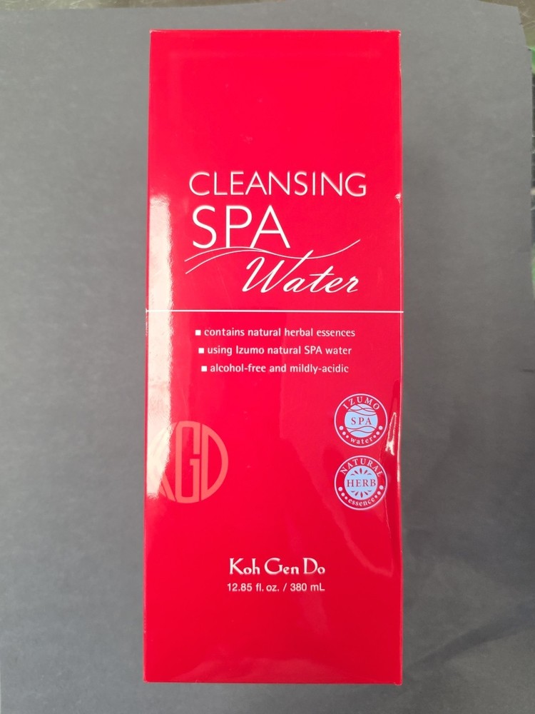 Koh Gen Do. Cleansing Spa Water. 380ml. NEW Sealed.