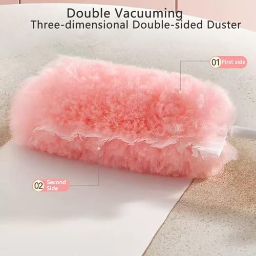25 Pack Duster Refills with 1 Extended Handle Compatible with S wiffer, Heavy