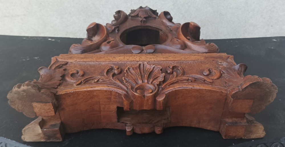 Walnut Clock Case 19th Century