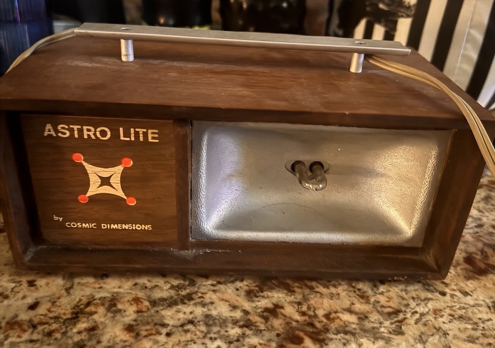 Antique Astro Lite by Cosmic Dimensions DJ Strobe Light Model D72 A