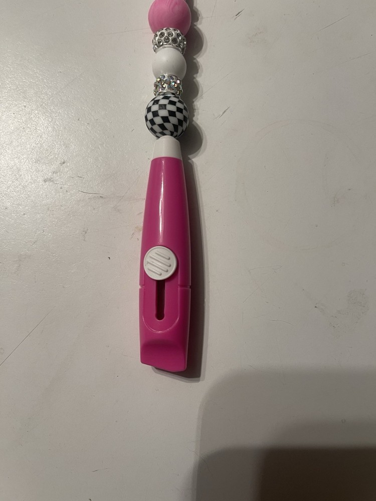 Hot Pink Silicone Beaded Crafting Box Cutter