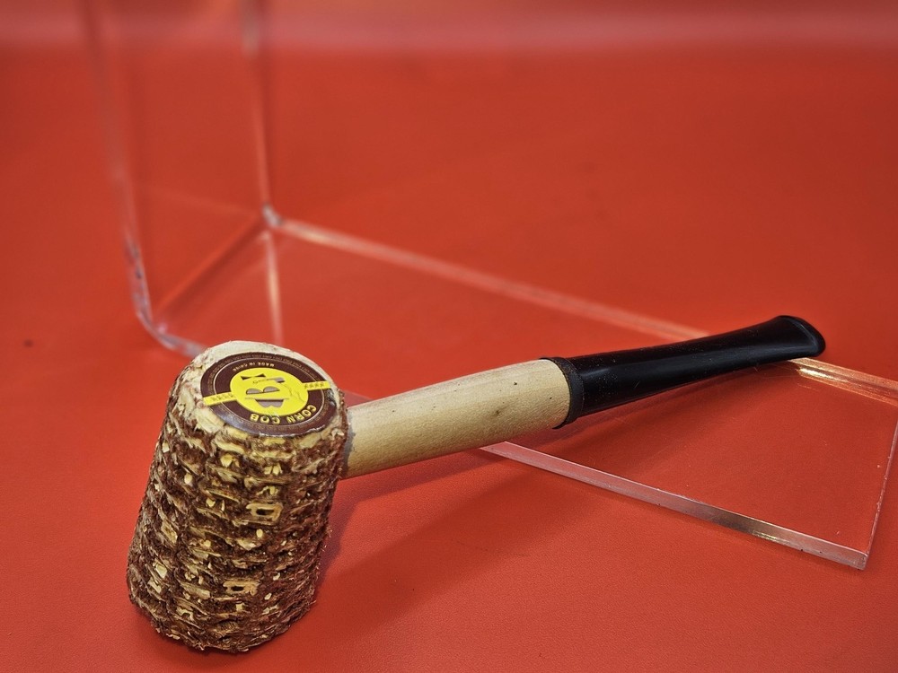 New Unused Estate Corn Cob Pipe