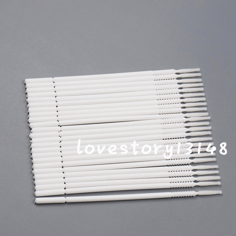 500 Pcs Dental Micro Brush Bendable Applicator Tips Long Cylidner 5 Boxes White
